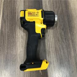 AS-IS DEWALT 20V MAX Cordless Compact Heat Gun with Flat and Hook Nozzle Attachments