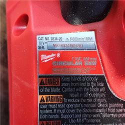 HOUSTON LOCATION - AS-IS Milwaukee M18 FUEL 7-1/4 Inch Circular Saw (Bare Tool)