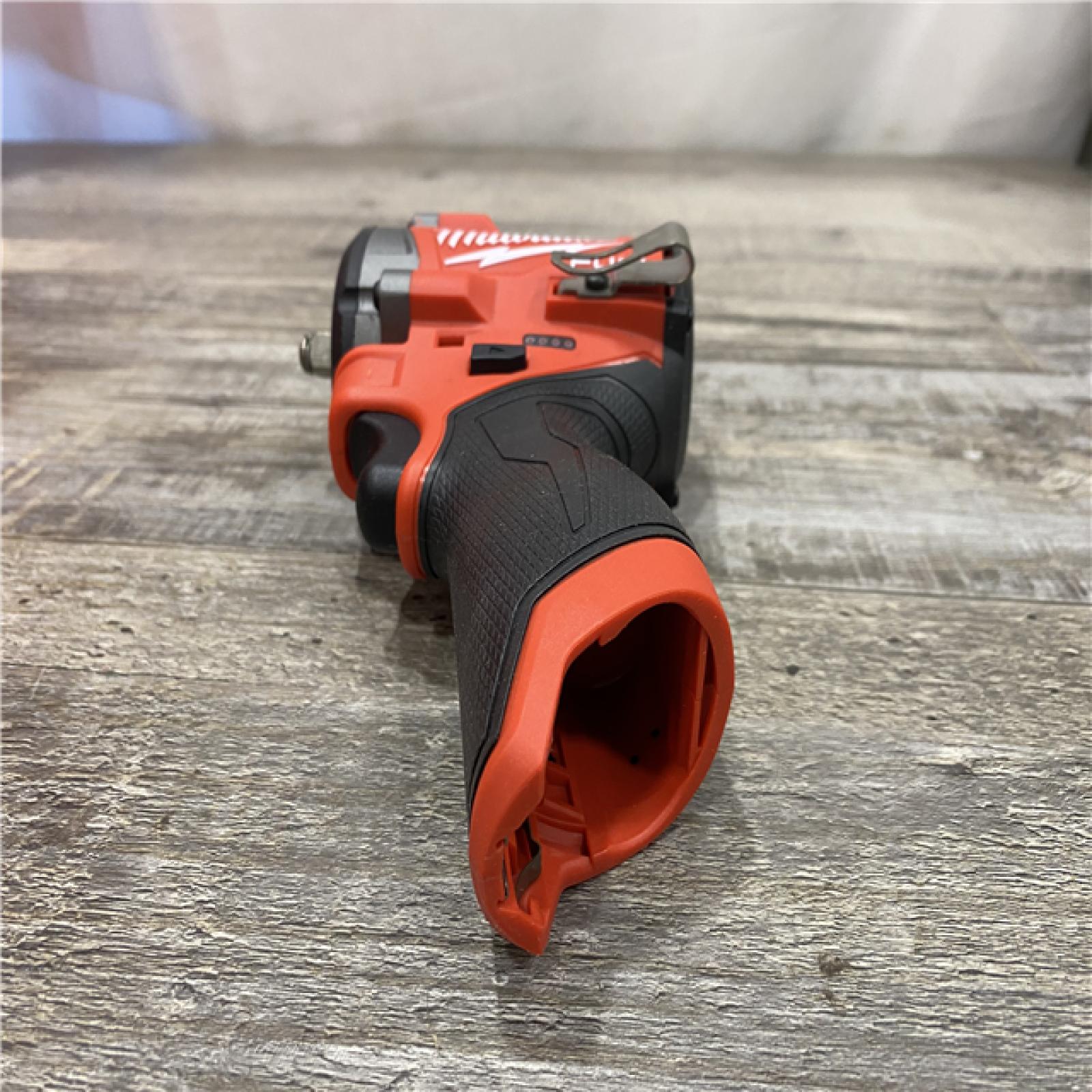 AS-IS Milwaukee  FUEL 12V Lithium-Ion Brushless Cordless Stubby 3/8 in. Impact Wrench (Tool-Only)