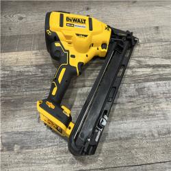 AS-IS DEWALT Cordless 20V MAX XR Angled Finish Nailer (Tool Only)