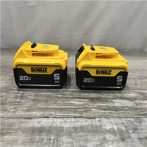 AS-IS DEWALT 20V MAX Lithium-Ion 5.0Ah Battery (2-Pack)