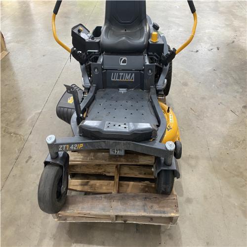 Houston Location - AS-IS Outdoor Power Equipment CUB CADET ZT1 42IP SIT DOWN MOWER