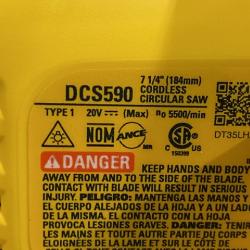 AS-IS DEWALT 20-Volt MAX 7-1/4 in. Cordless Circular Saw (Tool Only)