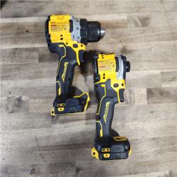 HOUSTON LOCATION - AS-IS DEWALT 20V MAX XR Cordless Drill/Driver, ATOMIC Impact Driver 2 Tool Combo Kit, (2) 2.0Ah Batteries, Charger, and Bag