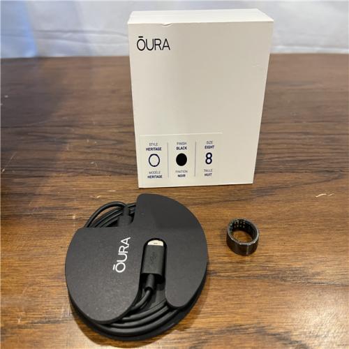 AS-IS Oura Ring Gen3 - Heritage -  - Size 8 - Black