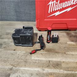 HOUSTON LOCATION - AS-IS Milwaukee-3522-21 Green Beam Laser Cross Line Plumb Point Rechargeable USB Kit