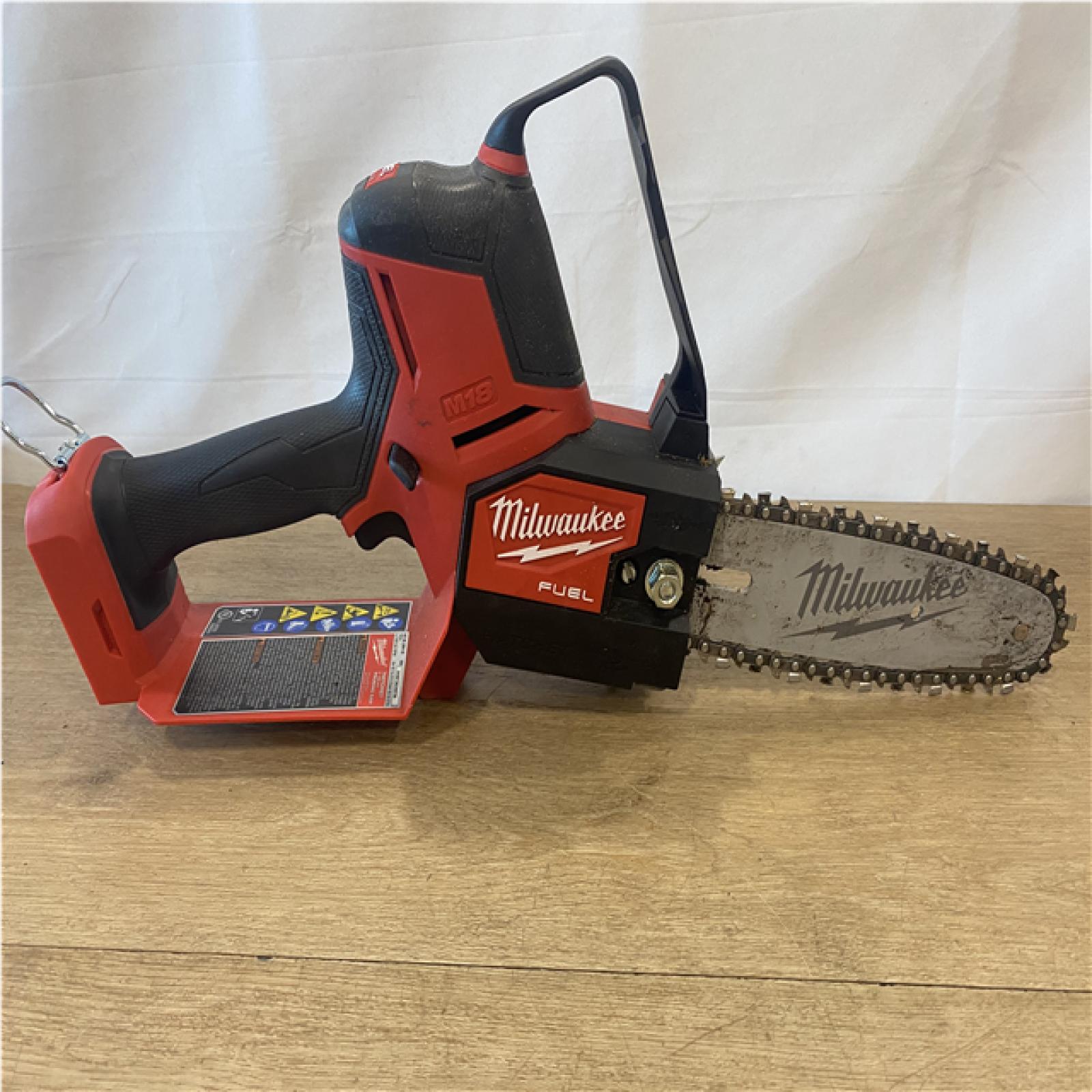 AS-IS Milwaukee FUEL 18V Lithium-Ion Brushless Cordless 8 in. HATCHET Pruning Saw (Tool-Only)