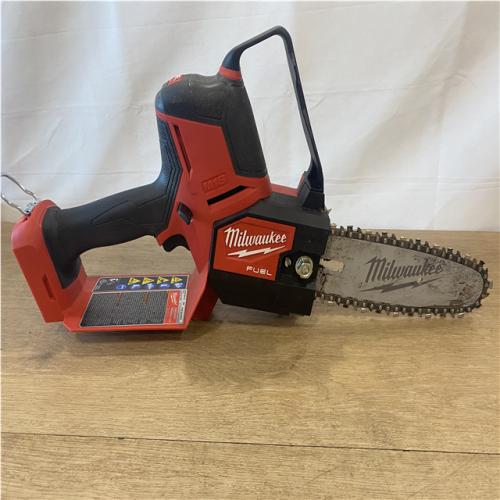 AS-IS Milwaukee FUEL 18V Lithium-Ion Brushless Cordless 8 in. HATCHET Pruning Saw (Tool-Only)