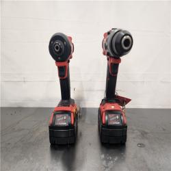 AS-IS- Milwaukee  FUEL 18V Lithium-Ion Brushless Cordless Hammer Drill and Impact Driver Combo Kit