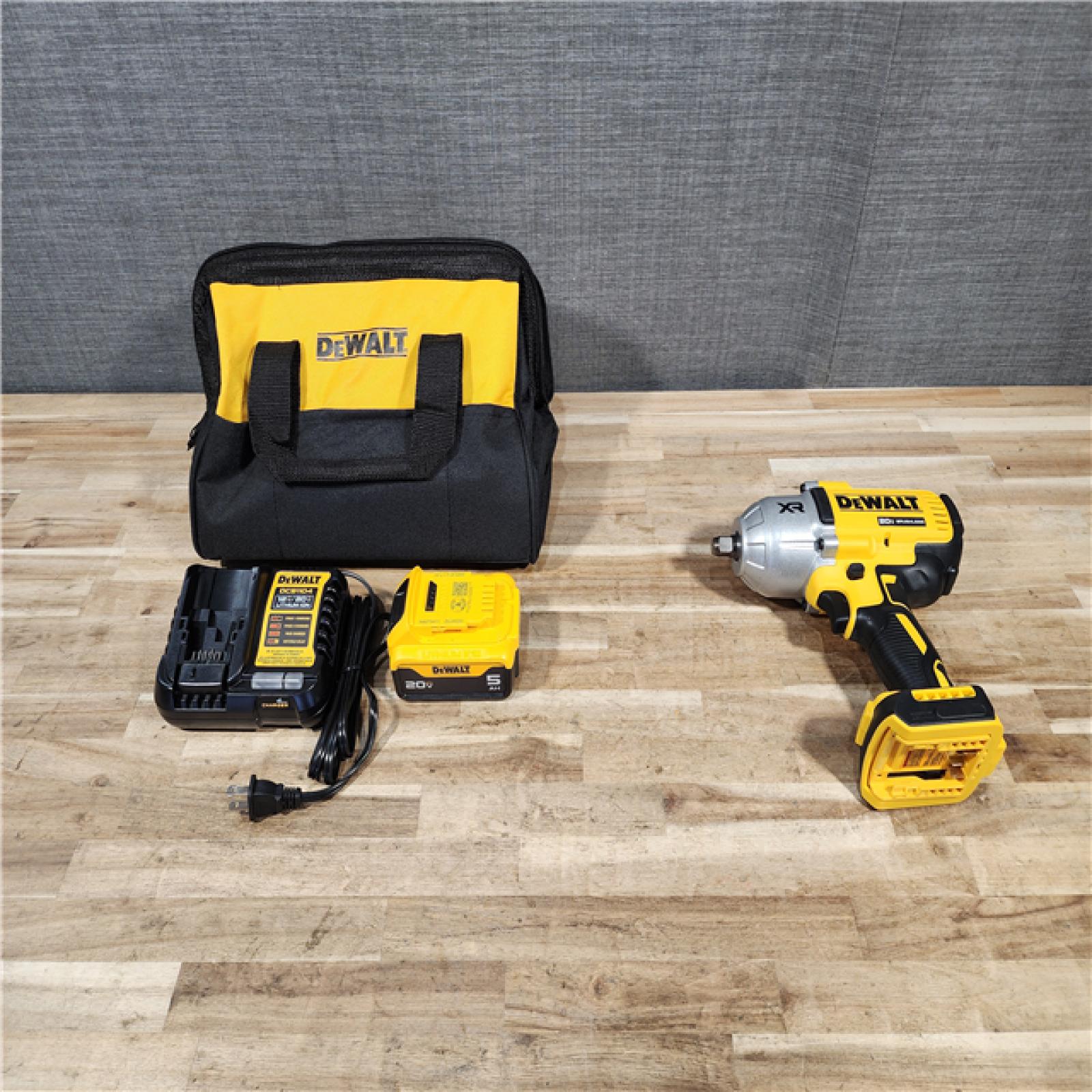 HOUSTON LOCATION - AS-IS DEWALT 20V MAX Lithium-Ion Cordless 1/2 in. Impact Wrench Kit