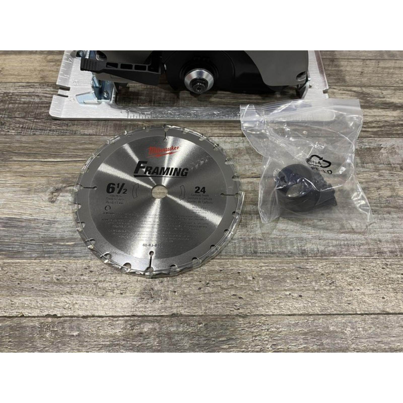 AS-IS Milwaukee 18V Lithium-Ion Cordless 6-1/2 in. Circular Saw (Tool-Only)