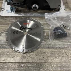 AS-IS Milwaukee 18V Lithium-Ion Cordless 6-1/2 in. Circular Saw (Tool-Only)