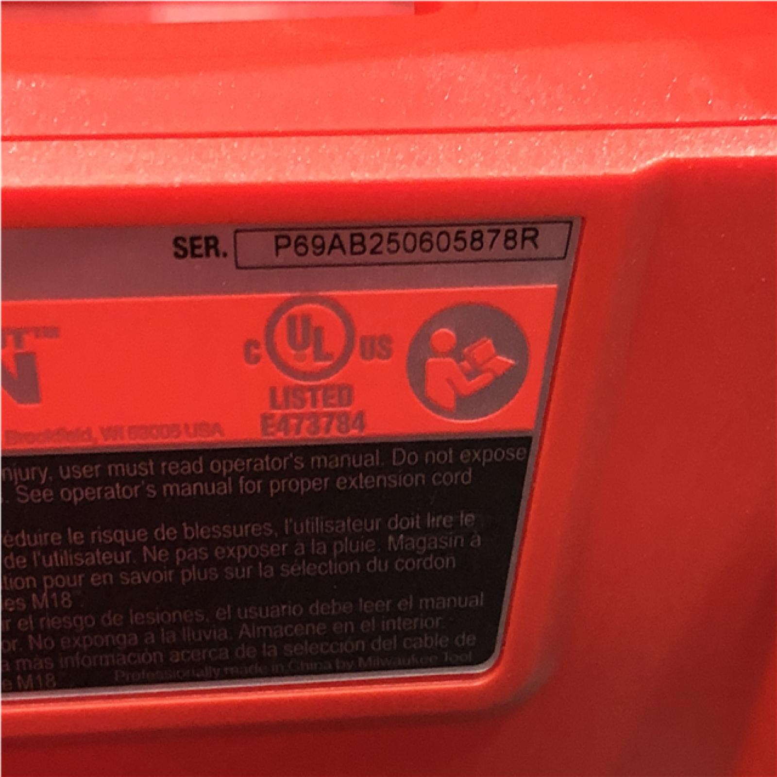 AS-IS - Milwaukee 18-Volt Lithium-Ion Brushless Cordless PACKOUT Jobsite Fan (Tool-Only)