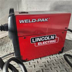 Houston Location - AS-IS Lincoln Electric WELD-PAK 90i FC Flux-Cored Wire Feeder Welder (No Gas) - Appears IN GOOD Condition