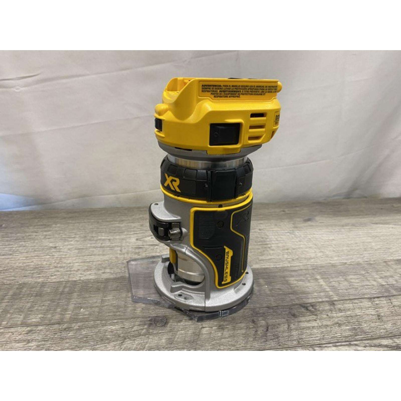 AS-IS DEWALT 20V MAX XR Cordless Brushless Fixed Base Compact Router (Tool Only)