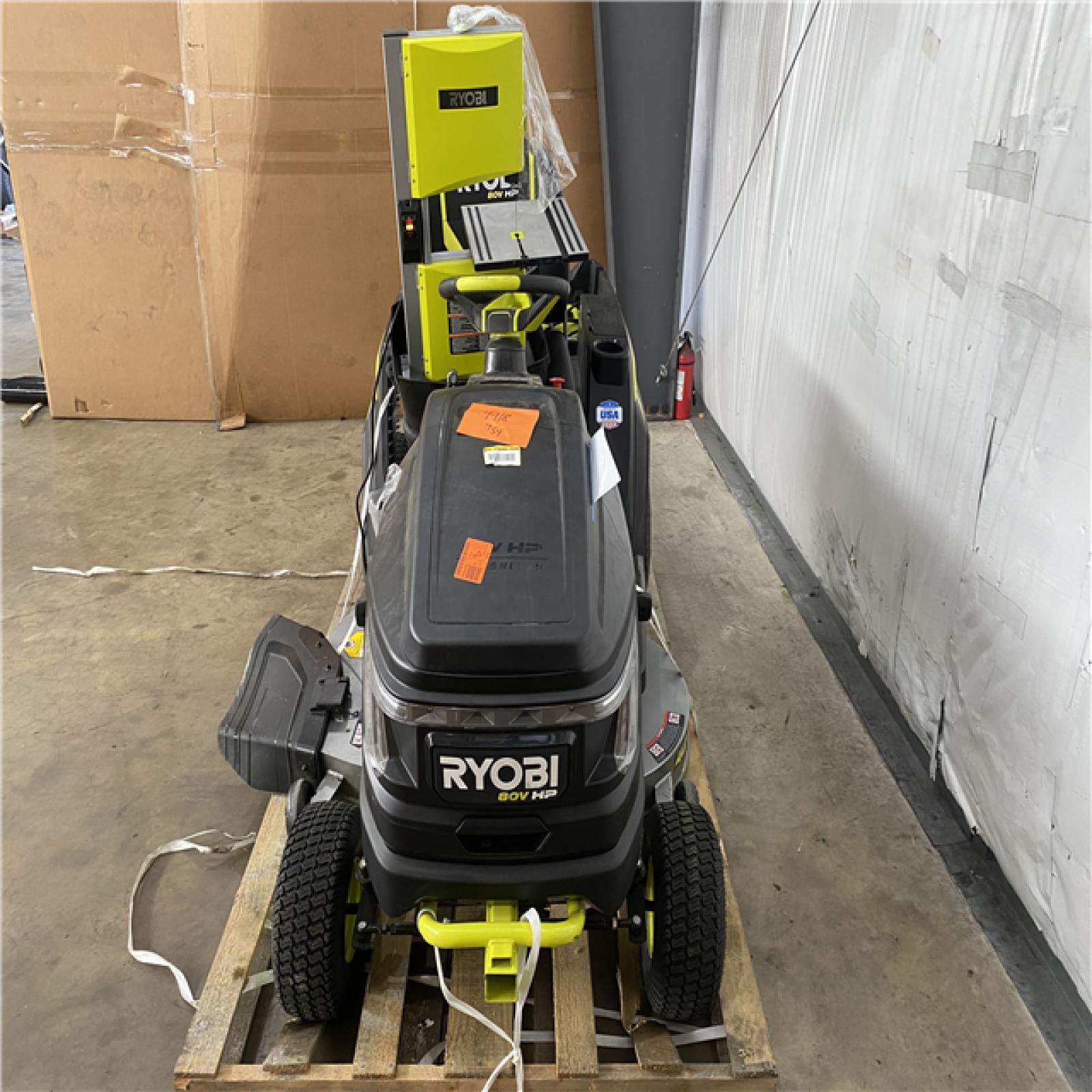 Houston Location AS IS - Ryobi 80V HP Riding Mower