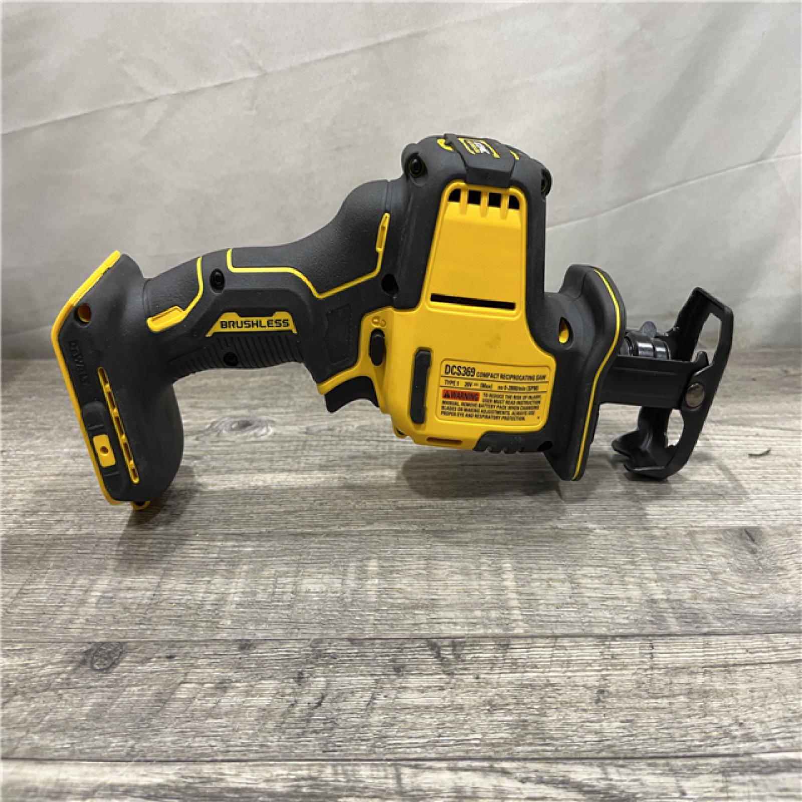 AS-IS DEWALT ATOMIC 20V MAX Cordless Brushless Compact Reciprocating Saw (Tool Only)