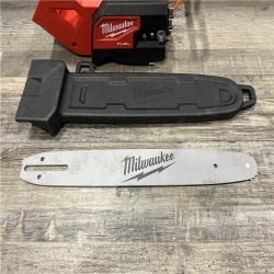 AS-IS Milwaukee FUEL 14 in. 18V Lithium-Ion Brushless Cordless Battery Top Handle Chainsaw (Tool Only)