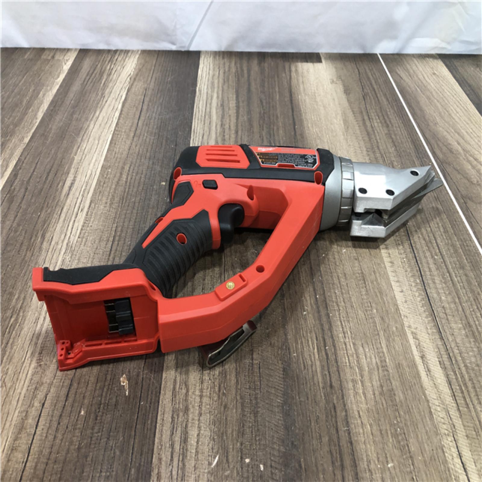 AS-IS Milwaukee 18-Volt Lithium-Ion Cordless 18-Gauge Double Cut Metal Shear (Tool-Only)
