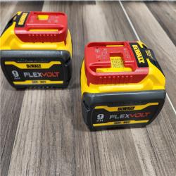 AS-IS  DEWALT FLEXVOLT 20-Volt /60-Volt MAX Lithium-Ion 9.0Ah Battery (2-Pack)