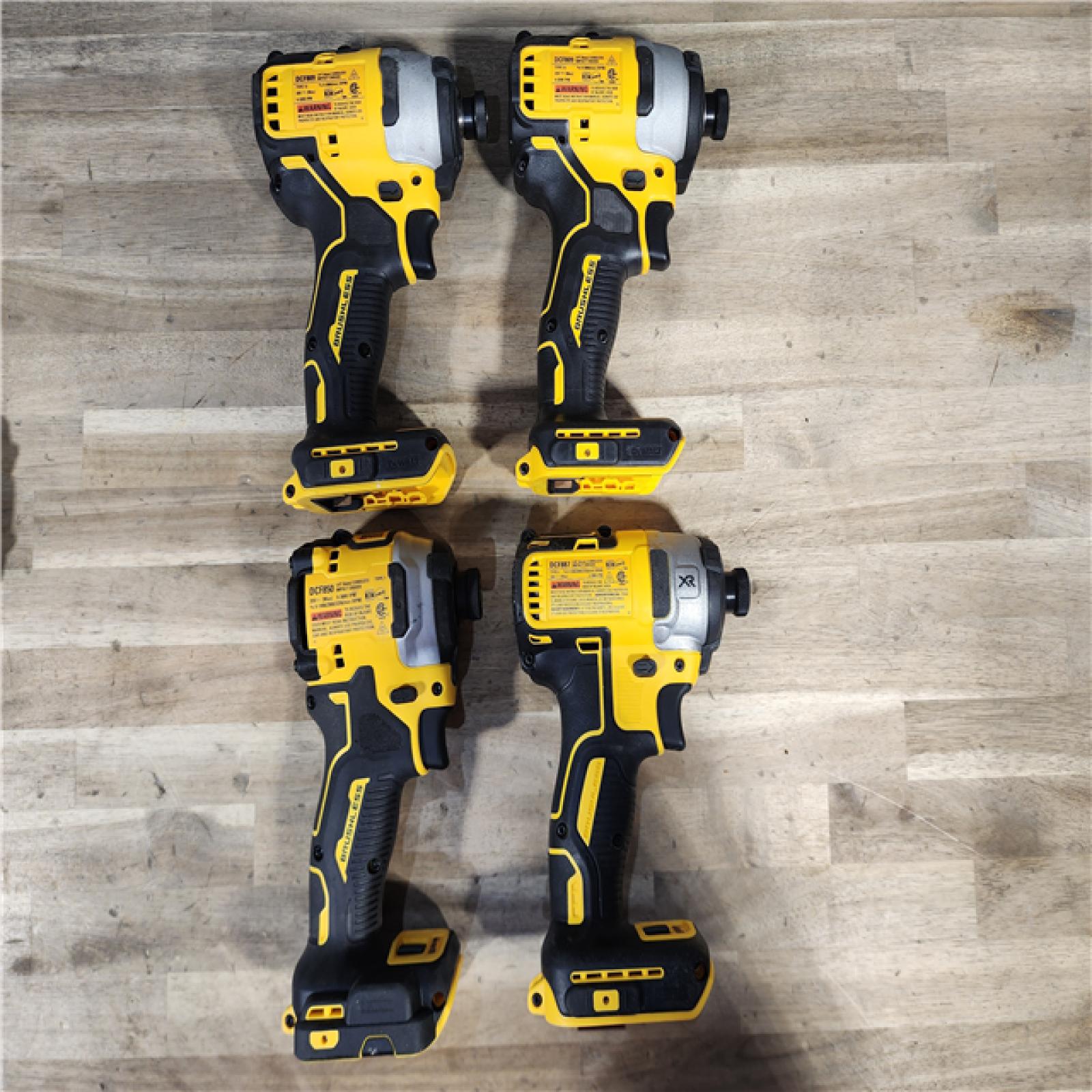 HOUSTON LOCATION - AS-IS DEWALT 4 TOOL COMBO KIT W/ (2) BATTERY & CHARGER