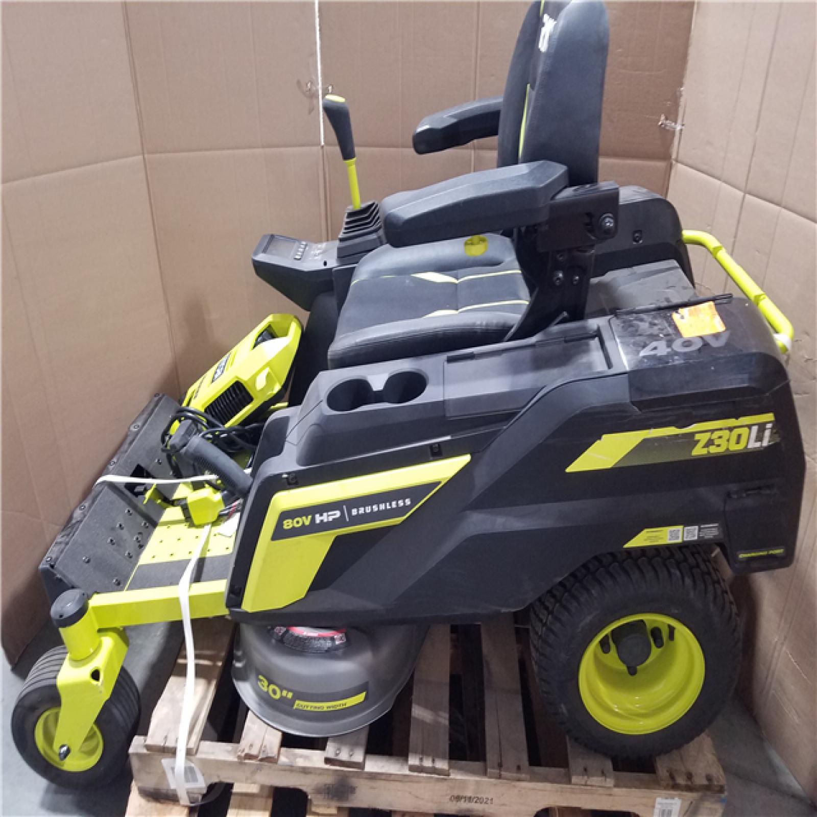 CALIFORNIA AS-IS RYOBI 80V HP BRUSHLESS MOWER