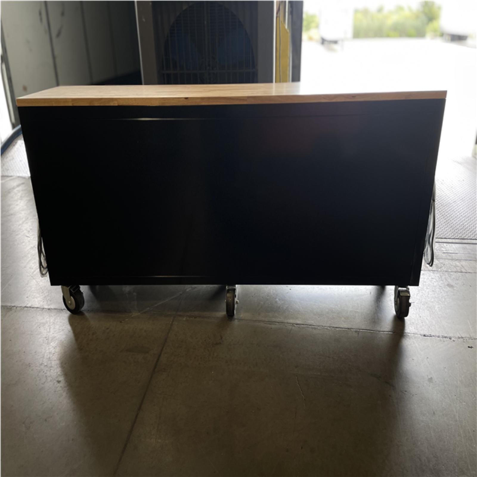 DALLAS LOCATION- AS-IS HUSKY 84 IN. 9-DRAWER MOBILE WORKBENCH