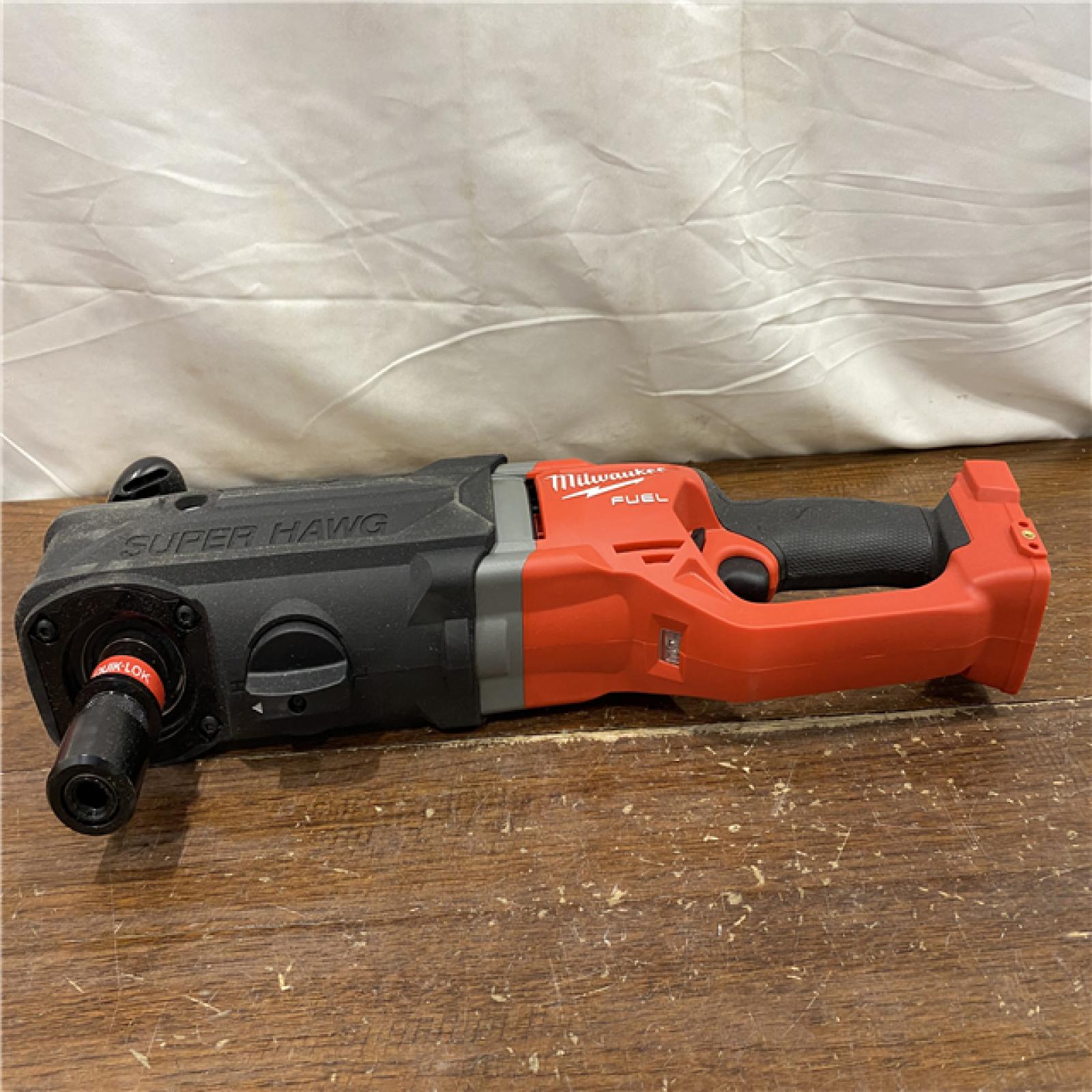 AS-IS Milwaukee M18 FUEL Brushless Cordless SUPER HAWG 7/16 in. Right Angle Drill (Tool-Only)