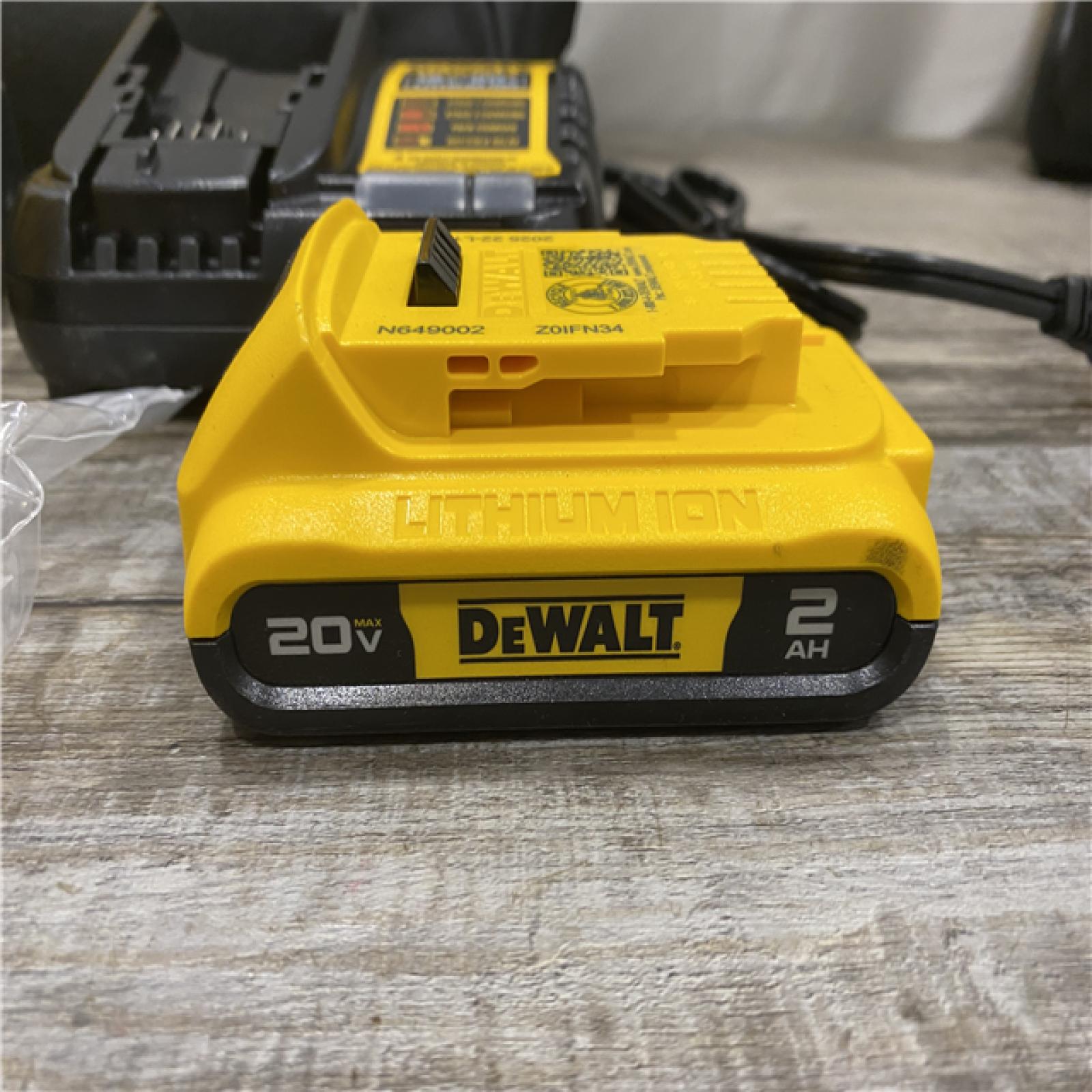 AS-IS DEWALT Atomic 20V Lithium-Ion Cordless Compact 1/2 in. Drill/Driver Kit