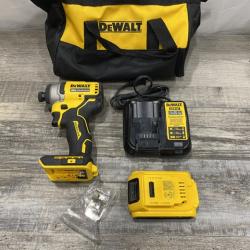 AS-IS DEWALT Atomic 20V Max Lithium-Ion Brushless Cordless Compact 1/4 in. Impact Driver Kit