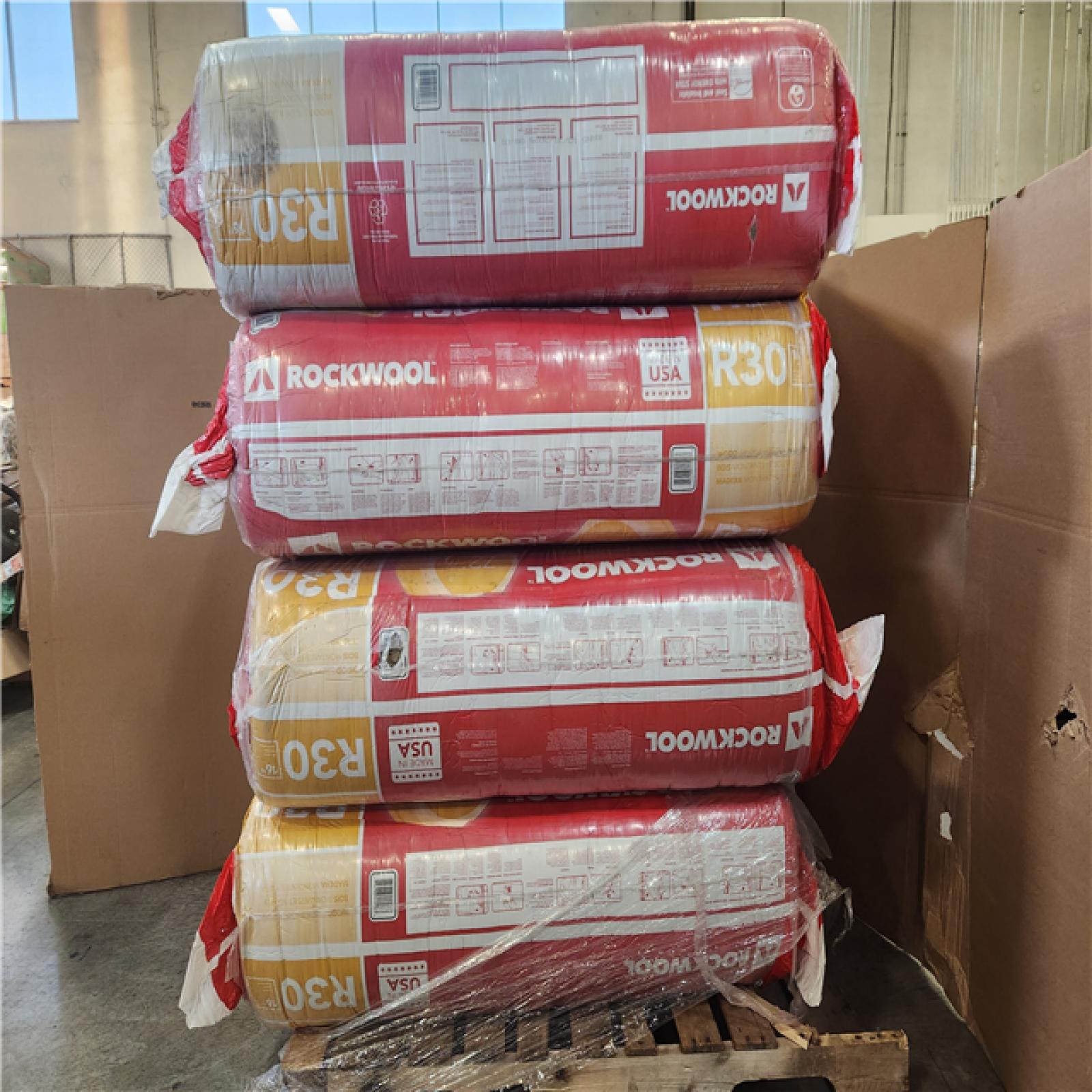 Phoenix AS-IS ROCKWOOL R-30 Comfortbatt 7-1/4 in. x 15 in. x 47 in. Fire Resistant Stone Wool Insulation Batt (358 sqft) (12-Bags)