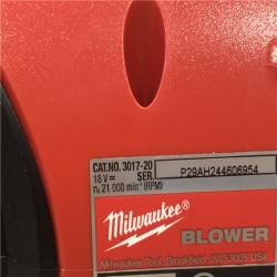 AS-IS Milwaukee M18 FUEL Blower Kit 3017-21HD