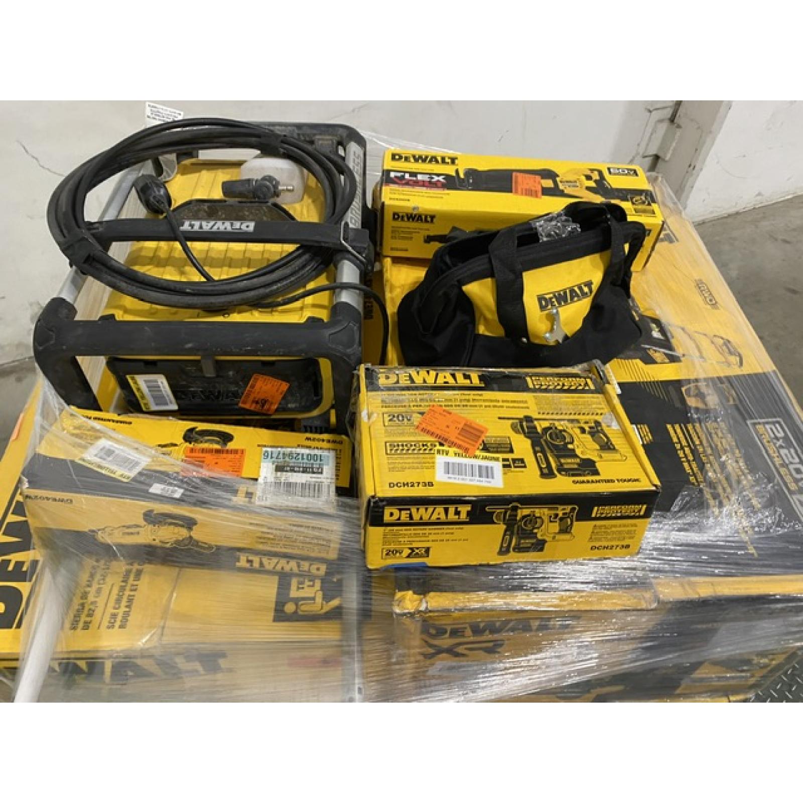 Dallas Location - As-Is DEWALT Tool Pallet