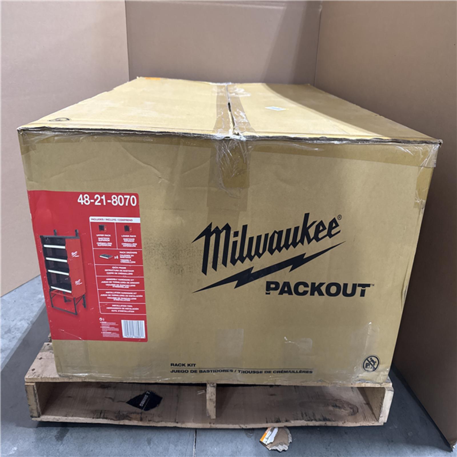 CALIFORNIA LIKE NEW MILWAUKEE PACKOUT 48-21-8070 HOME IMPROVEMENT PALLET