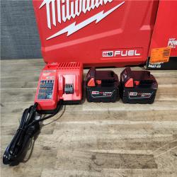 HOUSTON LOCATION - AS-IS (APPEARS LIKE NEW) Milwaukee FUEL 18V Lithium-Ion Brushless Cordless Hammer Drill and Impact Driver Combo Kit