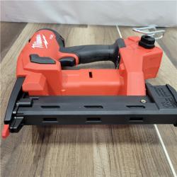 AS-IS MILWAUKEE M18 FUEL 18-Volt Lithium-Ion Brushless Cordless 18-Gauge 1/4 in. Narrow Crown Stapler (Tool-Only)