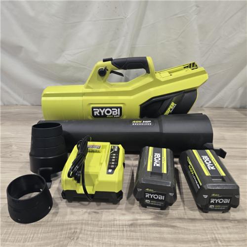 AS-IS 40V HP Brushless Whisper Series 730 CFM Cordless Leaf Blower Kit