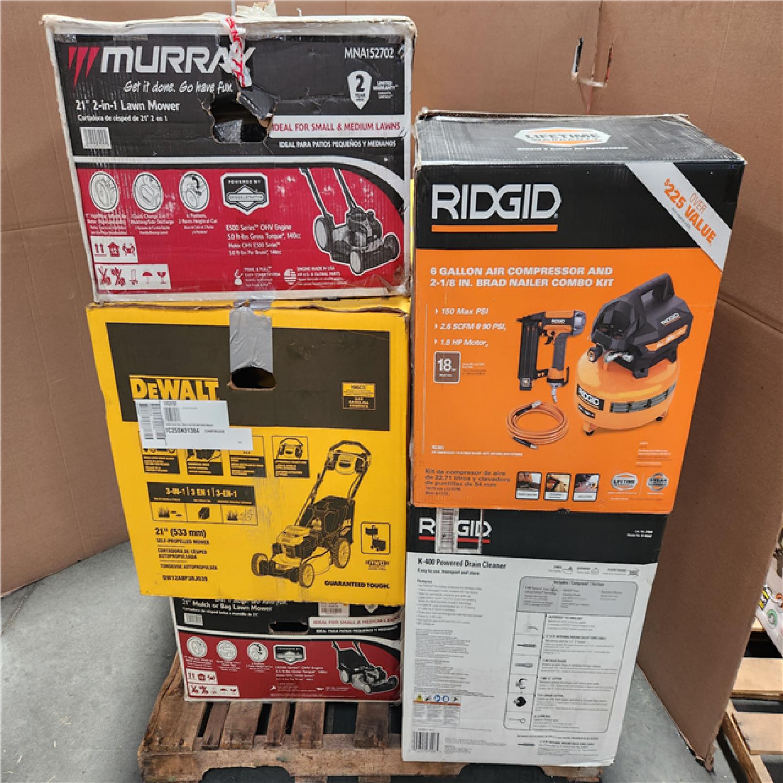 CALIFORNIA AS-IS OUT DOOR POWER EQUIPMENT