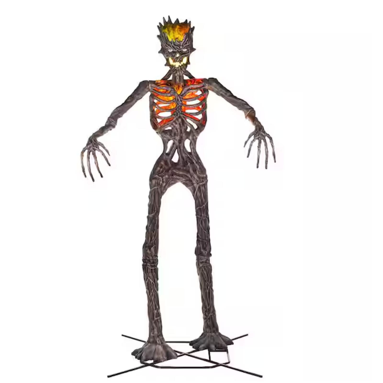 DALLAS LOCATION - Home Accents Holiday 12.5 ft. Giant-Sized Inferno Deadwood Skeleton