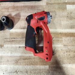 HOUSTON LOCATION - AS - IS Milwaukee FUEL 12V Lithium-Ion Brushless Cordless 4-in-1 Installation 3/8 in. Drill Driver with 4 Tool Head (Tool-Only)