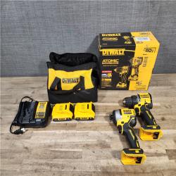 HOUSTON LOCATION - AS-IS DEWALT ATOMIC 20-Volt MAX Lithium-Ion Cordless (2-Tool) Combo Kit