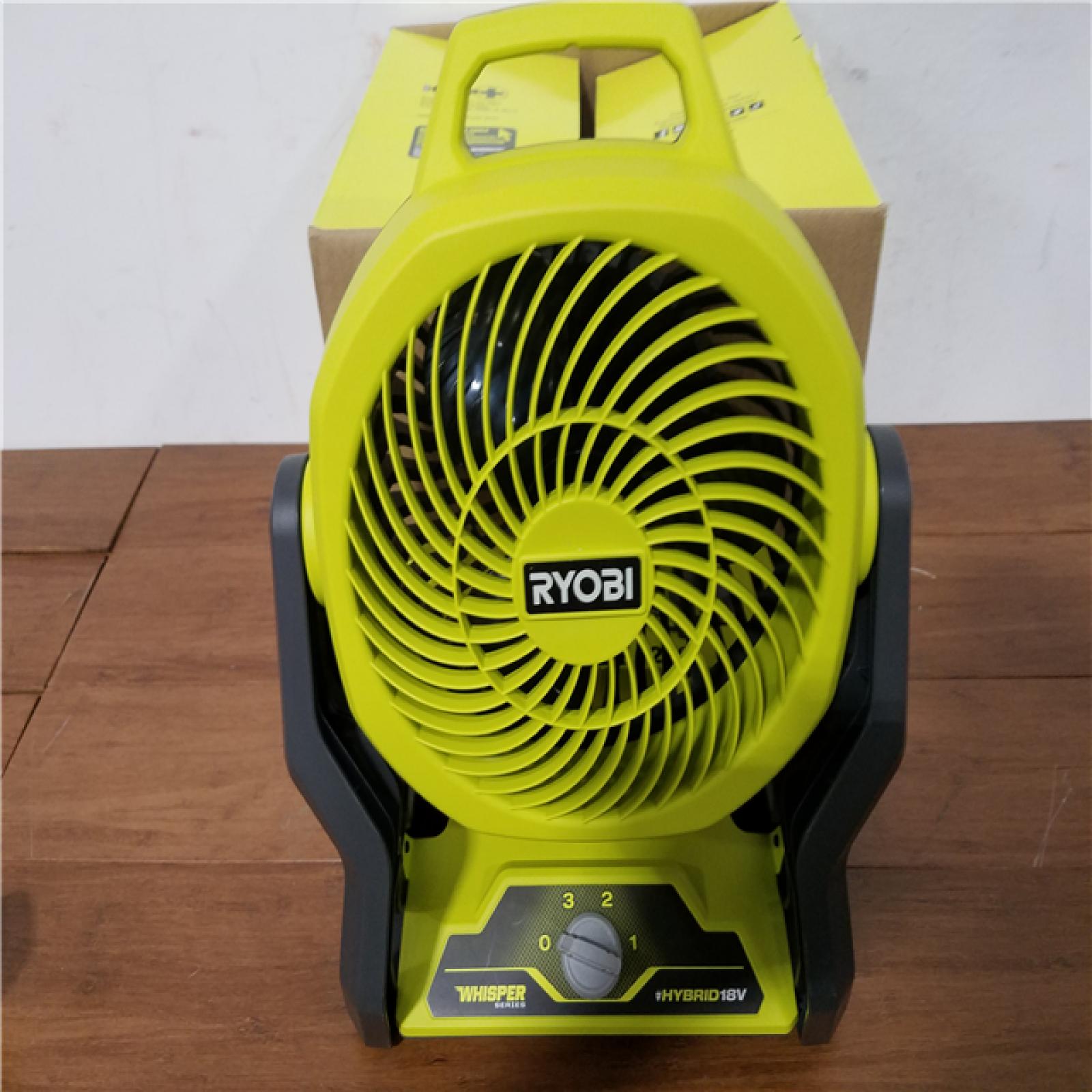 California NEW Ryobi Plus+ 18V Hybrid 7.5 Fan (Tool Only)