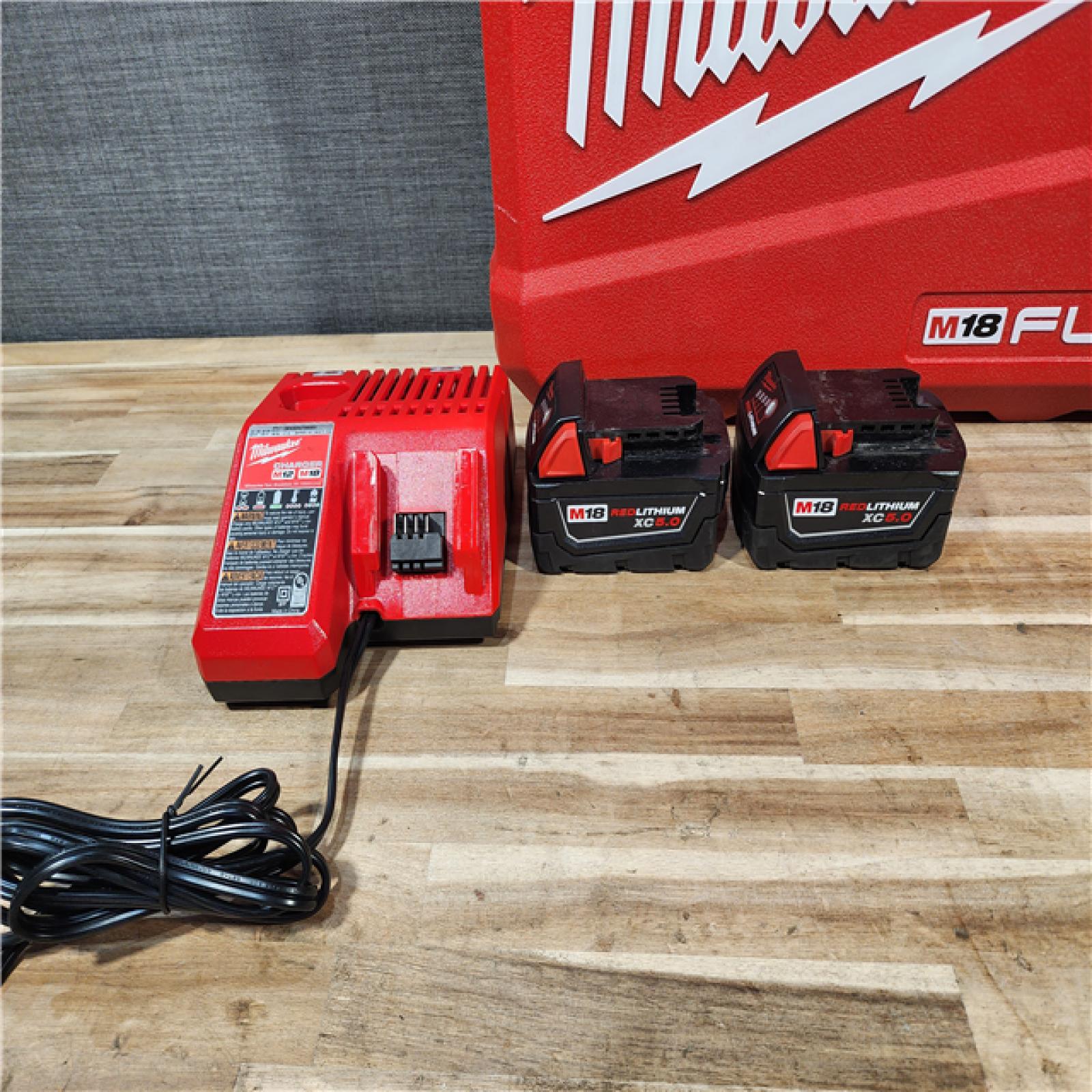 HOUSTON LOCATION - AS-IS Milwaukee FUEL 18V Lithium-Ion Brushless Cordless Hammer Drill and Impact Driver Combo Kit