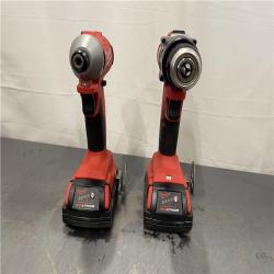 AS-IS - Milwaukee M18 18V Lithium-Ion Brushless Cordless Compact Drill/Impact Combo Kit