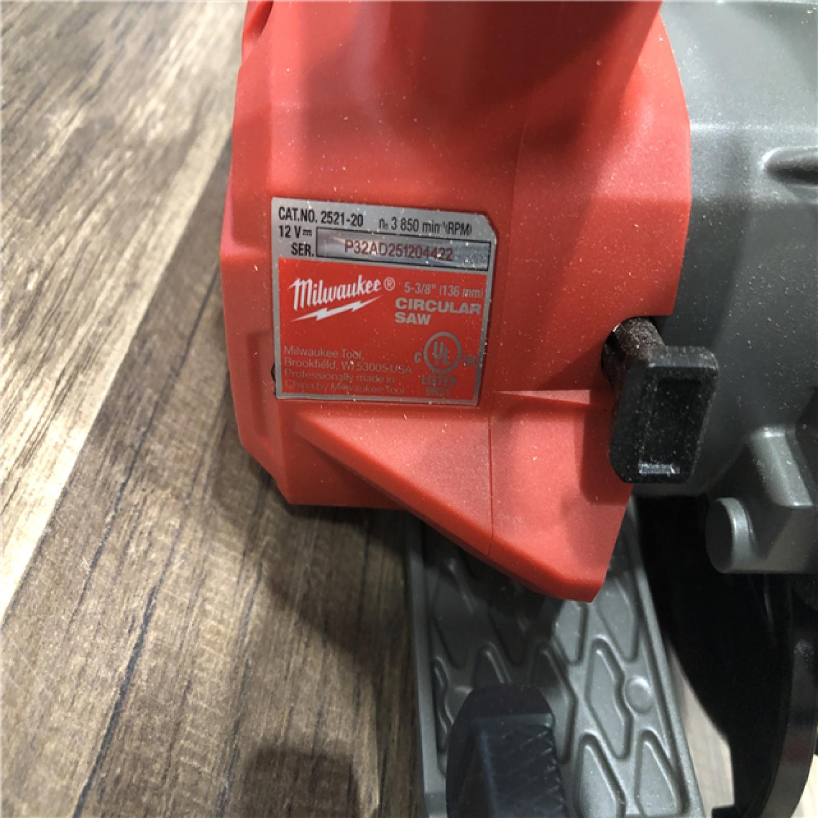 AS-IS Milwaukee FUEL 12V Lithium-Ion Brushless 5-3/8 in. Cordless Circular Saw (Tool-Only)