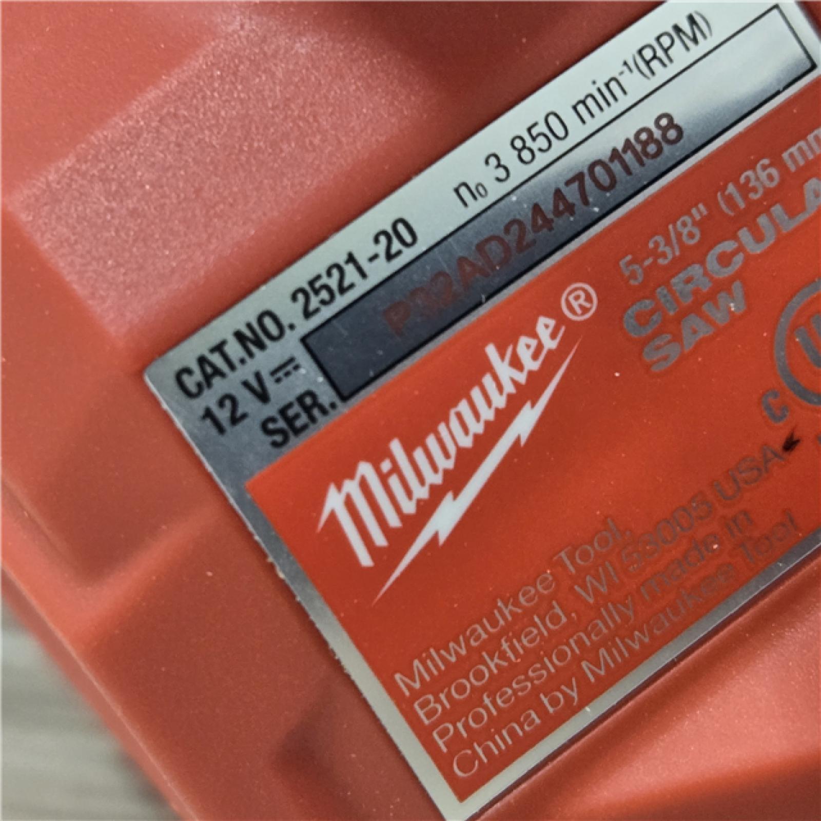 AS-IS M12 MILWAUKEE CIRCULAR SAW (Tool-Only)