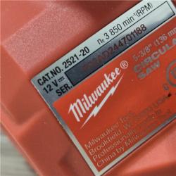 AS-IS M12 MILWAUKEE CIRCULAR SAW (Tool-Only)