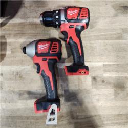 HOUSTON LOCATION - AS-IS Milwaukee M18 Brushed Cordless (2-Tool) Drill/Driver and Impact Driver Kit