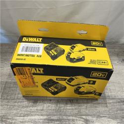 NEW - DEWALT 20V MAX Lithium-Ion Starter Kit with 4.0 Ah and 5.0 Ah Batteries and Charger