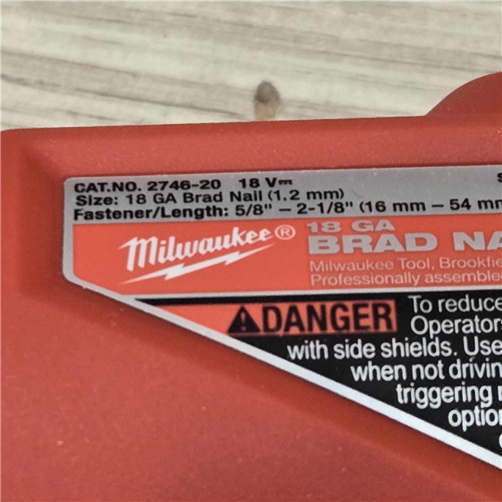 AS-IS Milwaukee M18 FUEL 18 Gauge Brad Nailer (TOOL ONLY)
